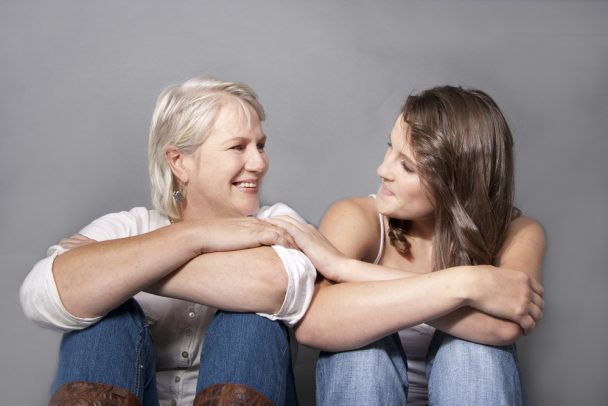 Adult Daughter And Mother