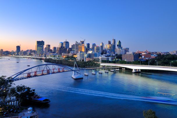 Brisbane City Skyline