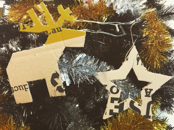 Cardboard Christmas Decorations