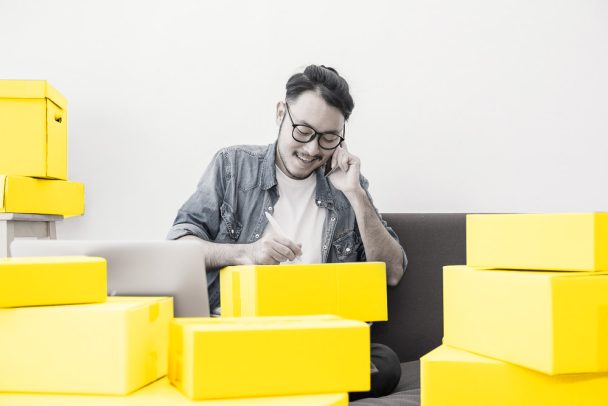Business storage in the home