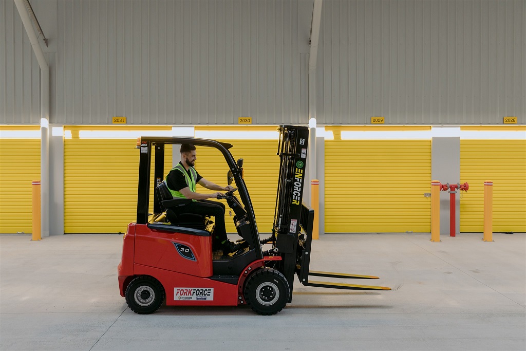 Forklift & Driver National Storage Australia