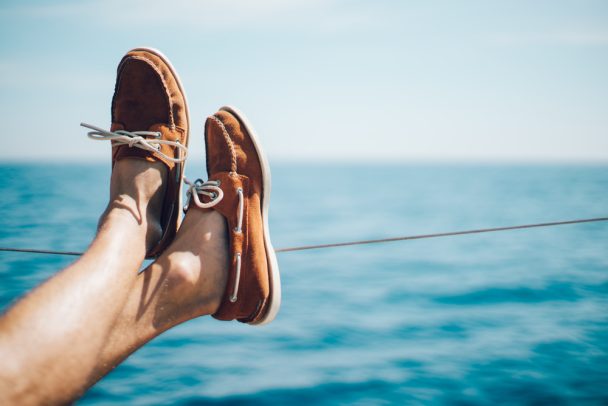 Relaxing on Boat